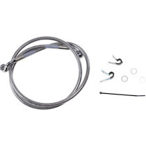 FRONT BRAKE LINE STAINLESS STEEL EXTENDED 2"