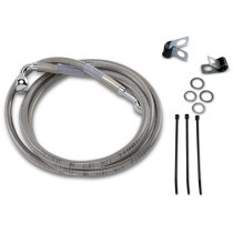 FRONT BRAKE LINE STAINLESS STEEL EXTENDED 4"