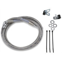 FRONT BRAKE LINE STAINLESS STEEL EXTENDED 6"