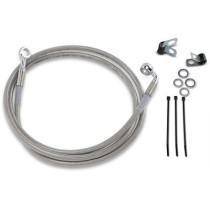 FRONT BRAKE LINE STAINLESS STEEL EXTENDED 10"