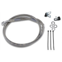 FRONT BRAKE LINE STAINLESS STEEL EXTENDED 2"