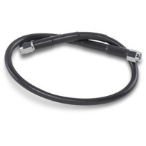 UNIVERSAL BRAKE LINE BLACK VINYL COATED STAINLESS STEEL DOT AN-3 19"