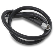 UNIVERSAL BRAKE LINE BLACK VINYL COATED STAINLESS STEEL DOT AN-3 23"