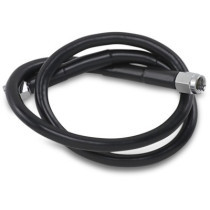 UNIVERSAL BRAKE LINE BLACK VINYL COATED STAINLESS STEEL DOT AN-3 25"