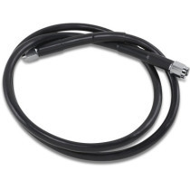 UNIVERSAL BRAKE LINE BLACK VINYL COATED STAINLESS STEEL DOT AN-3 38"