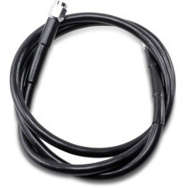 UNIVERSAL BRAKE LINE BLACK VINYL COATED STAINLESS STEEL DOT AN-3 42"