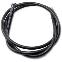 UNIVERSAL BRAKE LINE BLACK VINYL COATED STAINLESS STEEL DOT AN-3 46"