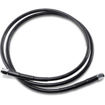 UNIVERSAL BRAKE LINE BLACK VINYL COATED STAINLESS STEEL DOT AN-3 54"