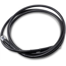 UNIVERSAL BRAKE LINE BLACK VINYL COATED STAINLESS STEEL DOT AN-3 70"