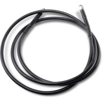 UNIVERSAL BRAKE LINE BLACK VINYL COATED STAINLESS STEEL DOT AN-3 71"