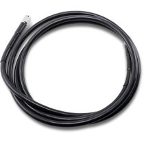 UNIVERSAL BRAKE LINE BLACK VINYL COATED STAINLESS STEEL DOT AN-3 80"