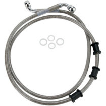 FRONT BRAKE LINE STAINLESS STEEL EXTENDED 2"