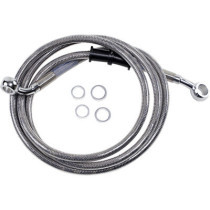 FRONT BRAKE LINE STAINLESS STEEL EXTENDED 6"