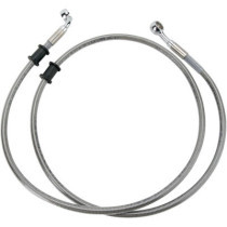 FRONT BRAKE LINE STAINLESS STEEL EXTENDED 10"