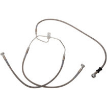 FRONT BRAKE LINE STAINLESS STEEL EXTENDED 6"