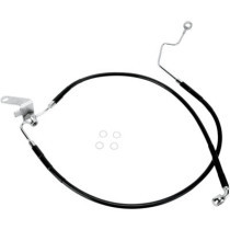 REAR BRAKE LINE BLACK VINYL COATED STAINLESS STEEL