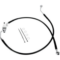 REAR BRAKE LINE BLACK VINYL COATED STAINLESS STEEL