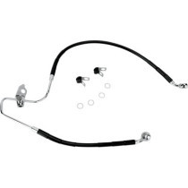 REAR BRAKE LINE BLACK VINYL COATED STAINLESS STEEL