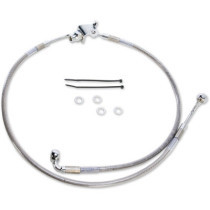 BRAKE LINE STAINESS STEEL CLEAR COATED REAR OEM LENGTH