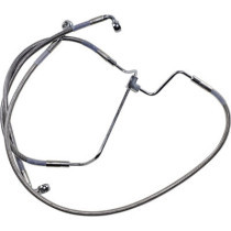 EXTENDED LENGTH FRONT STAINLESS STEEL BRAKE LINE KIT