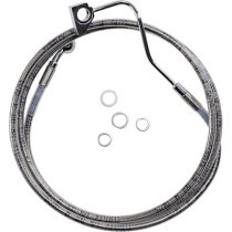 EXTENDED LENGTH FRONT STAINLESS STEEL BRAKE LINE KIT