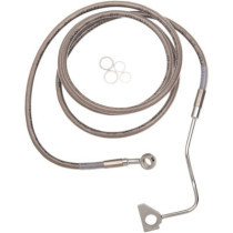 EXTENDED LENGTH FRONT STAINLESS STEEL BRAKE LINE KIT