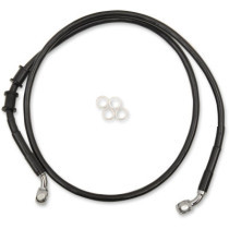 FRT BRAKE LINE XL BK +8