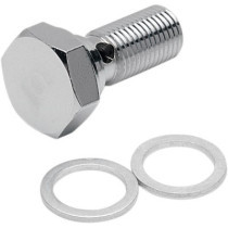 BANJO BOLT CHROME 7/16"-24 FOR 3/8"-BANJO