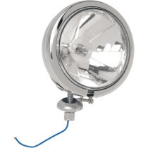 SPOTLIGHT DIAMOND-STYLE 4.5" STUD-MOUNT CLEAR LENS CHROME