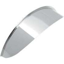 HEADLIGHT VISOR 7" CHROME PLAIN