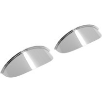 SPOTLIGHT VISOR 4.5" CHROME PLAIN