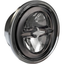 HEADLAMP PREMIUM 5.75" LED REFLECTOR STYLE LED DARK CHROME