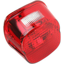 TAILLIGHT LAYDOWN LED RED LENS W/ TOP TAGLIGHT