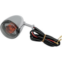 TURN SIGNAL KIT REAR OEM DEUCE-STYLE SMOKE LENS CHROME