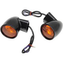 REAR TURN SIGNALS BULLET STYLE BLACK TOURING 94-14