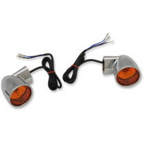 TURN SIGNAL BULLET-STYLE FRONT CHROME