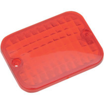 REPLACEMENT LENS RECTANGULAR MARKER LIGHT RED