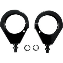 TURN SIGNAL FORK CLAMP 49MM BLACK