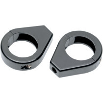 TURN SIGNAL FORK CLAMP 39MM BLACK