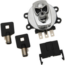 SWITCH IGNITION SKULL CHROME