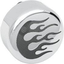 COVER HORN FLAME CHROME