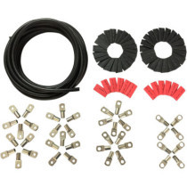 BATTERY CABLE KIT CUSTOM BLACK 