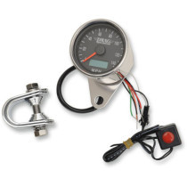 ELECTRONIC SPEEDOMETER 2.4" POLISHED BLACK FACE