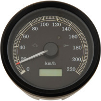 ELECTRONIC SPEEDOMETERS KPH PROGRAMMABLE 3-3/8" BLACK