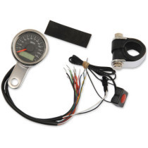 ELECTRONIC SPEEDOMETERS WITH INDICATOR LIGHTS 1-7/8" MINI PROGRAMMABLE 120 MPH