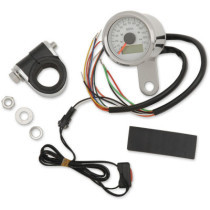 ELECTRONIC SPEEDOMETERS WITH INDICATOR LIGHTS 1-7/8" MINI PROGRAMMABLE 120 MPH