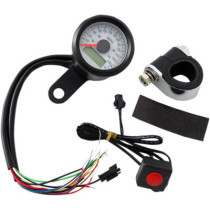 ELECTRONIC SPEEDOMETERS WITH INDICATOR LIGHTS 1-7/8" MINI PROGRAMMABLE 120 MPH