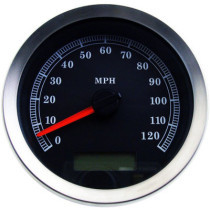 SPEEDOMETER BLK MPH XL