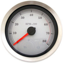 TACHOMETER SLVR 04-