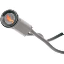 SNAP-IN INDICATOR LIGHT OIL-PRESSURE 0.3" BLACK BEZEL